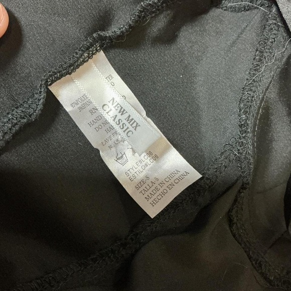 Y2K New Mix Classic Black Satin Corset Top Bustier Dark Academia LC06 S Goth - Picture 5 of 6